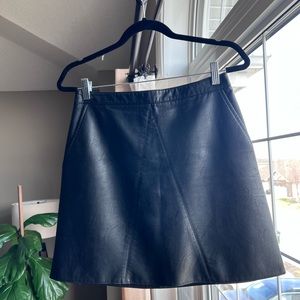 Zara Leather Skirt